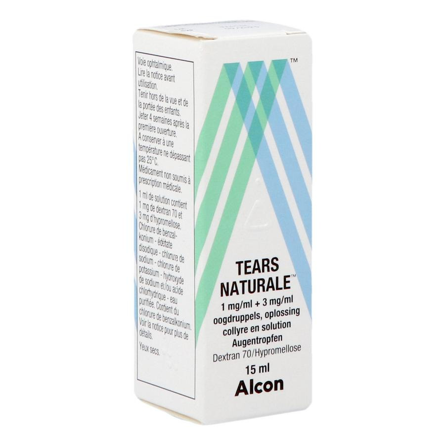 Alcon Tears Naturale Gouttes Oculaires, 15 ml