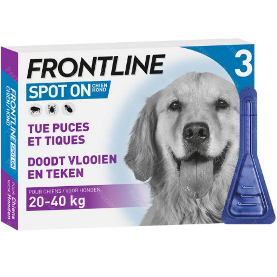 Eenheid Vereniging grip Frontline Spot On Hond 20-40kg Pipet 3x2,68ml kopen - Pazzox