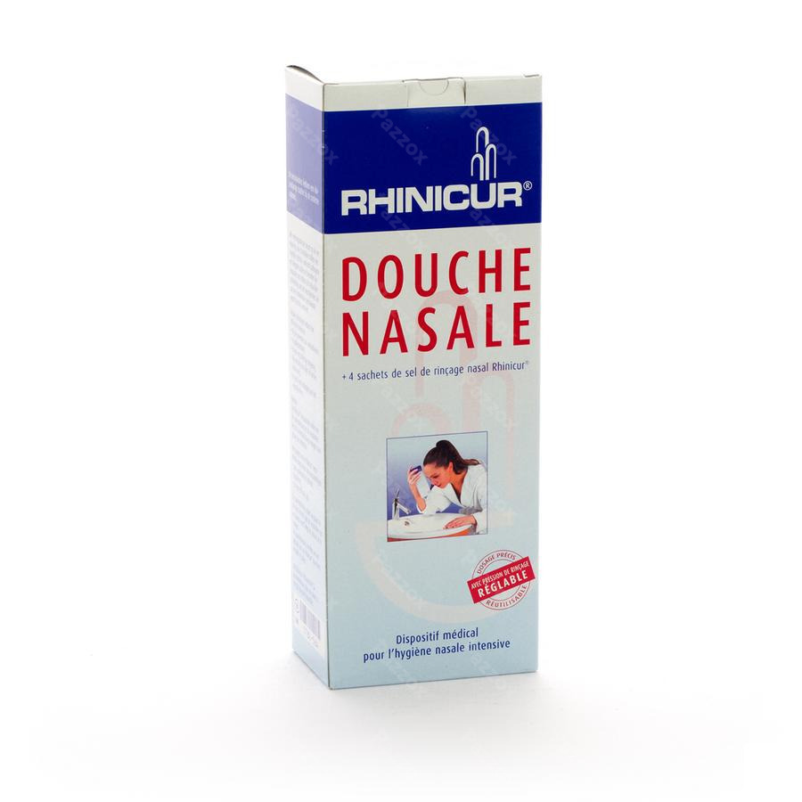 Rhinicur Douche Nasale + 4 Sachets Sel de Rinçage - Paraphamadirect