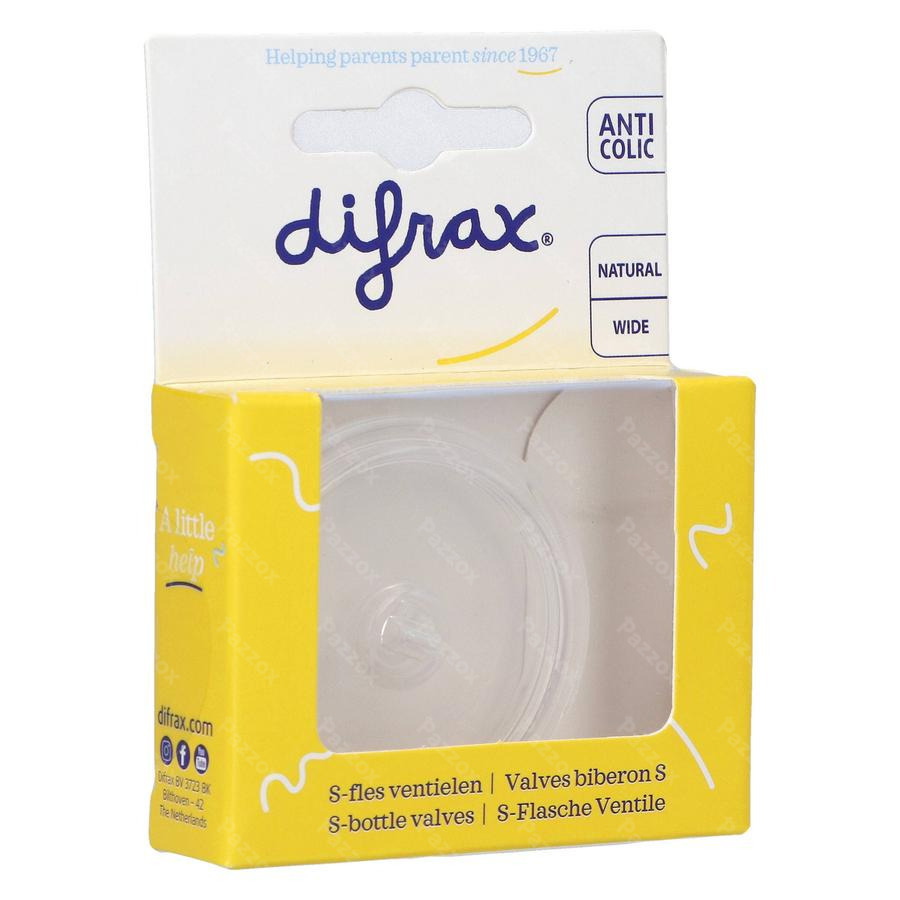 Onafhankelijk Tablet boog Difrax S-fles Ventiel 2 Stuks kopen - Pazzox, online apotheek