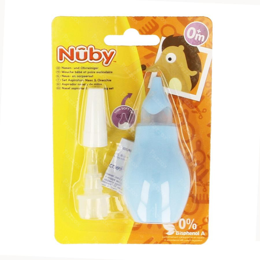 Nuby Set Mouche Bebe Et Poire Auriculaire 0m Pazzox