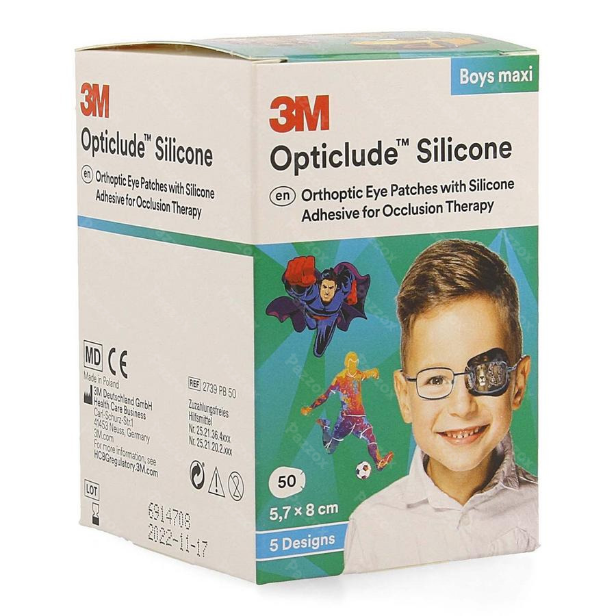 Manhattan Vertolking draadloos Opticlude 3m Silicone Eye Patch Boy Maxi 50 kopen - Pazzox