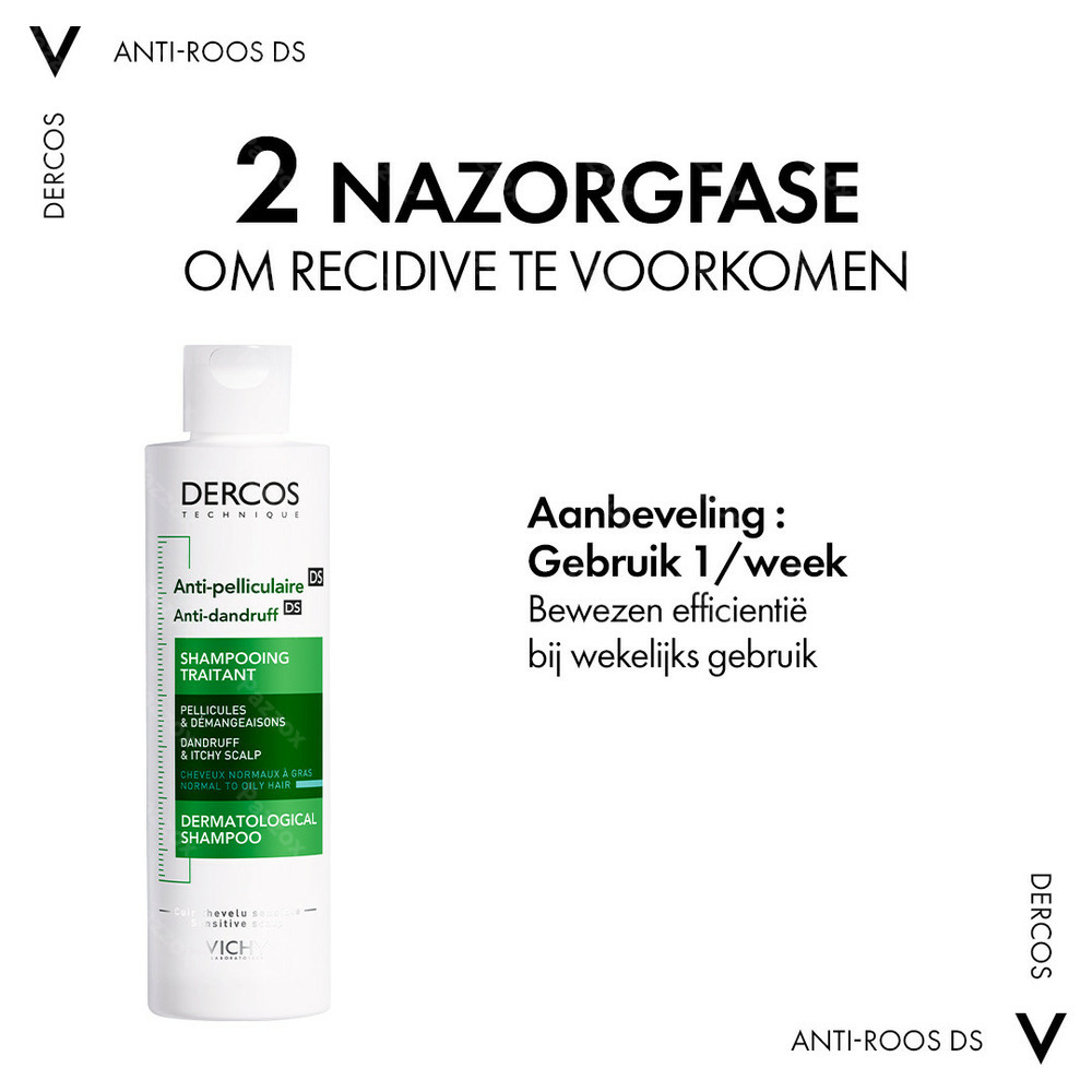 ethiek Invloed draadloos Vichy Dercos DS Anti-Roos Shampoo Normaal Tot Vet Haar kopen - Pazzox