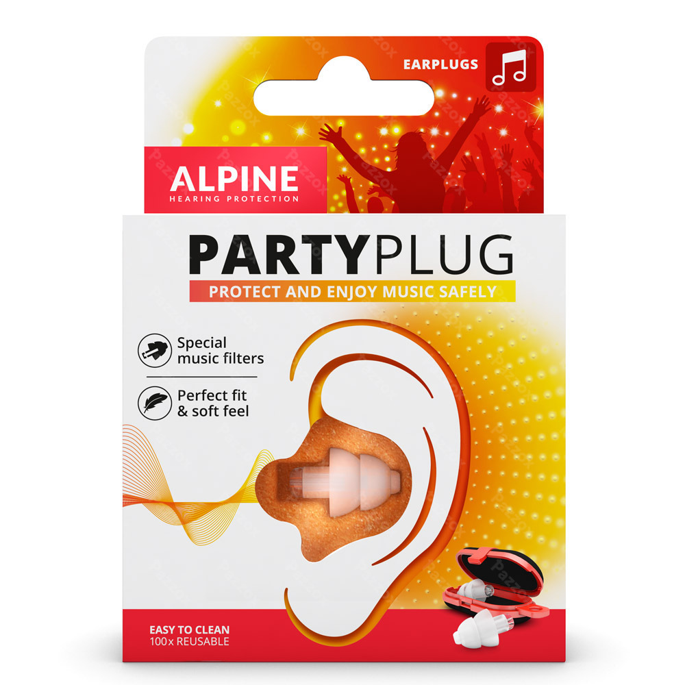 premier verlamming Snor Alpine PartyPlug 1 Paar Oordoppen kopen - Pazzox, online apotheek