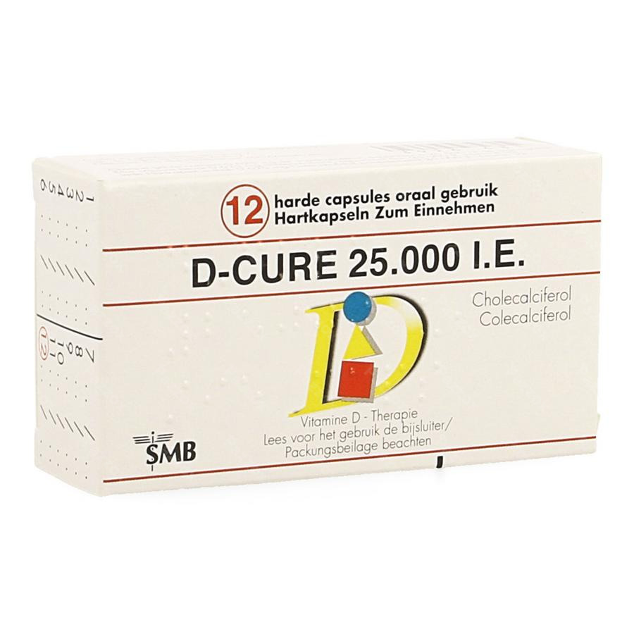 jas Perceptueel Indiener D-Cure 25000iu Vitamine D 12 Harde Capsules kopen - Pazzox