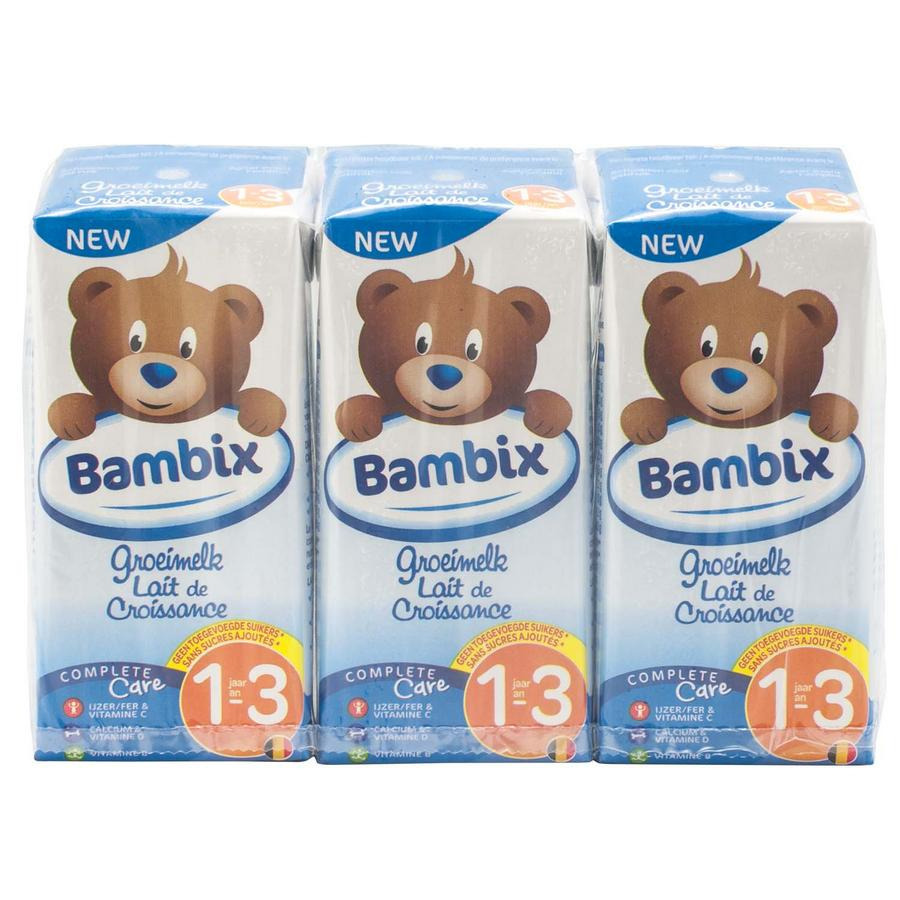 Bambix Lait Croissance Cereales 3x200ml - Pazzox, pharmacie en ligne