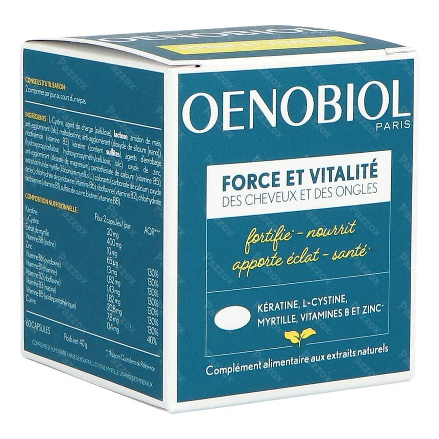 Oenobiol Force And Vitalite Caps 60 Pazzox Pharmacie En Ligne