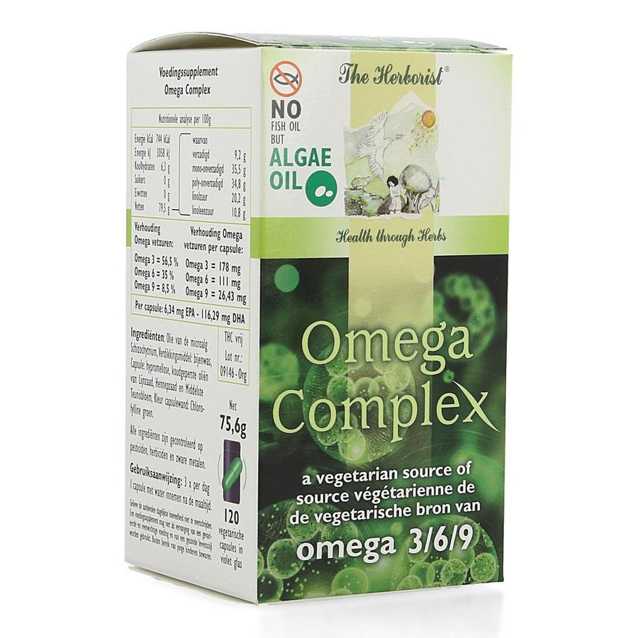 Herborist Omega Complex Algae Oil Vegetarisch 120 capsules