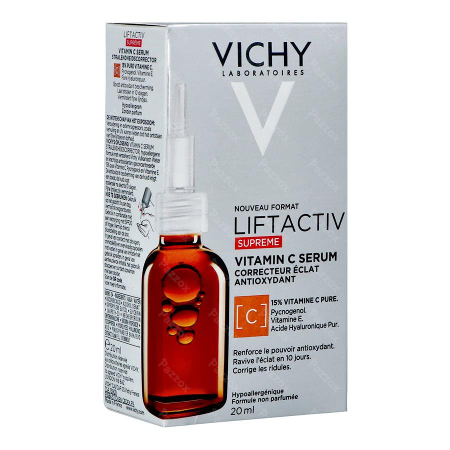 Monarch Politiek Minachting Vichy Liftactiv Supreme Vitamine C Serum 20ml kopen - Pazzox
