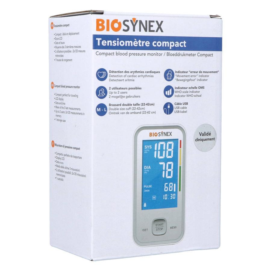 Biosynex Bloeddrukmeter Compact kopen - Pazzox